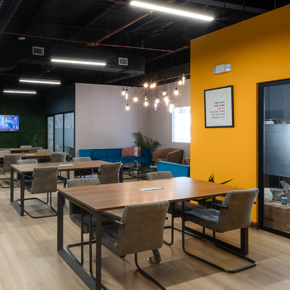 Área de coworking de Workings Costa Rica